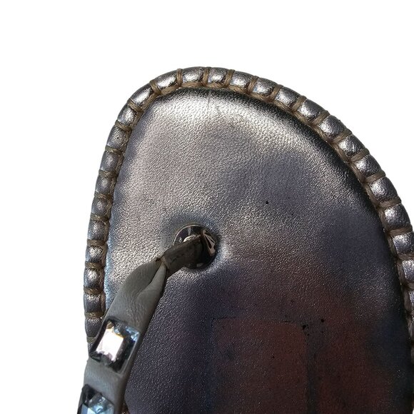 Cole Haan Women's leather silver Embellished Sandals size 9 - Picture 10 of 14